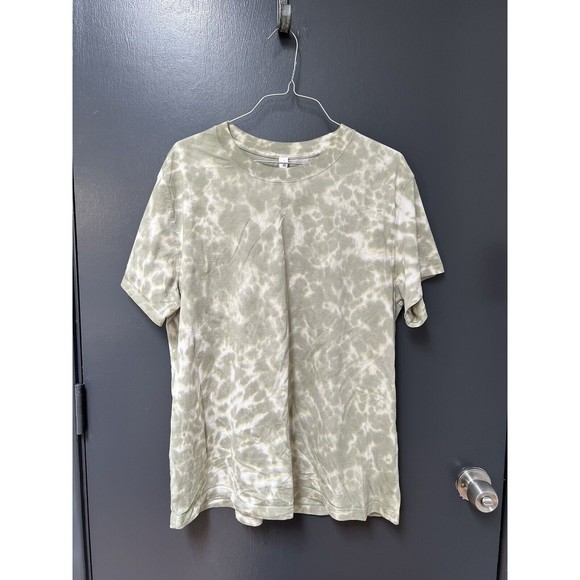Mens Lululemon The Fundamental T *Wash Tye Dye Green T Shirt Size 8 - Picture 1 of 5